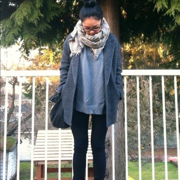 Babaton Henry Wool Coat single button close - Picture 2 of 8